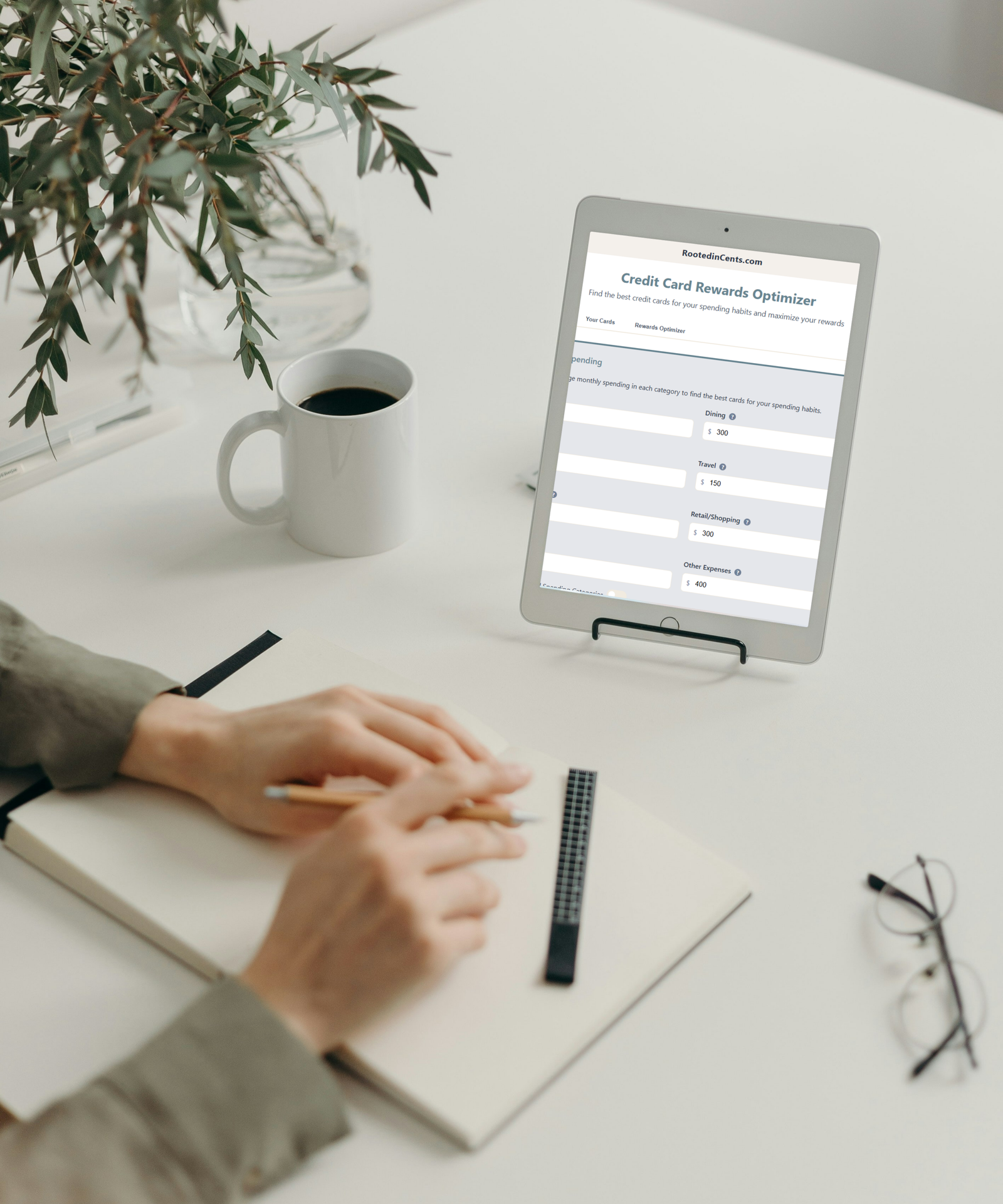 a screenshot of the credit card rewards optimizer