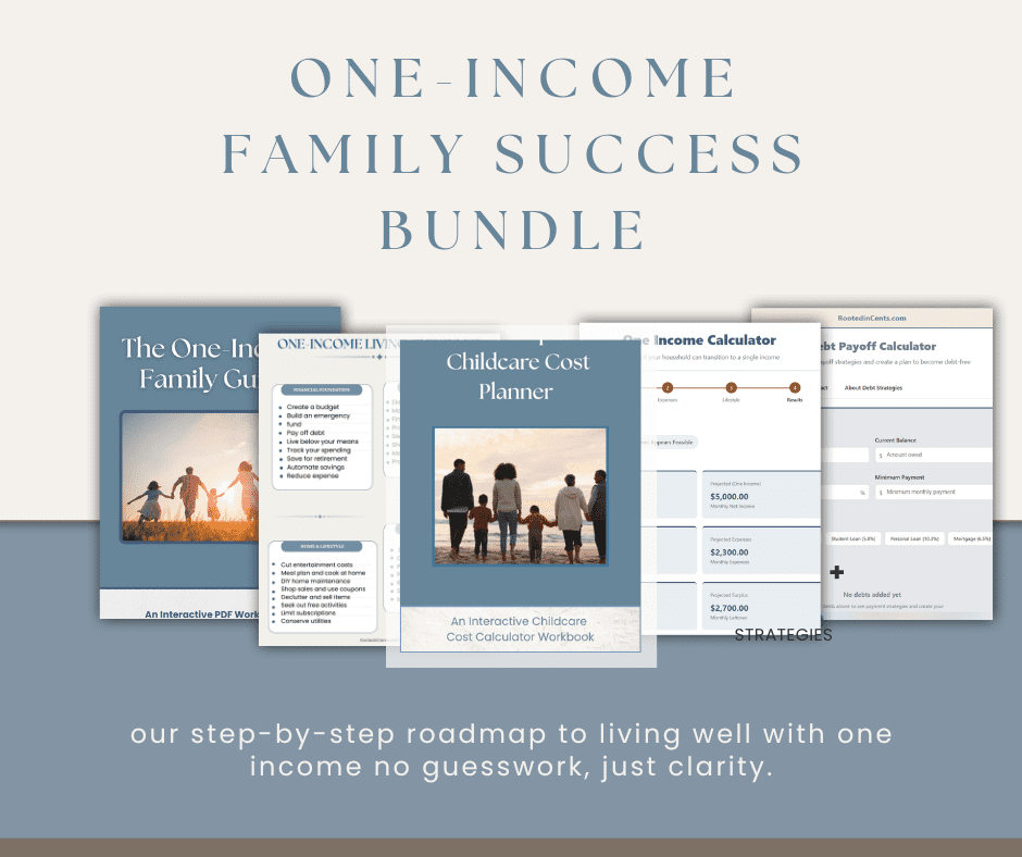 a screen shot of one-income success bundle
