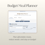 budget meal planner