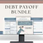 debt payoff bundle on a desktop computer