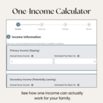 one-income calculator